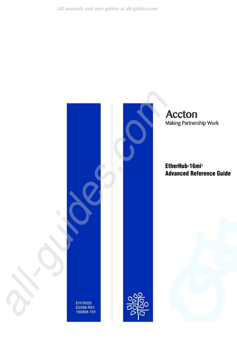 Accton Technology ETHERHUB-16MI+ E0398-R01 Advanced reference guide