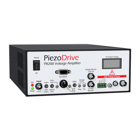 PiezoDrive PX200 User manual