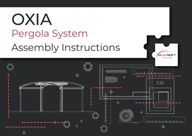 SUNSET OXIA Assembly instructions