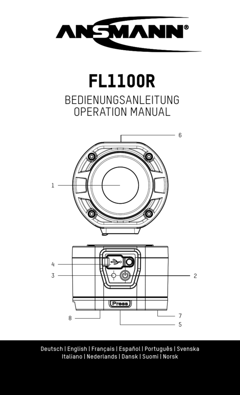 ANSMANN FL1100R User manual