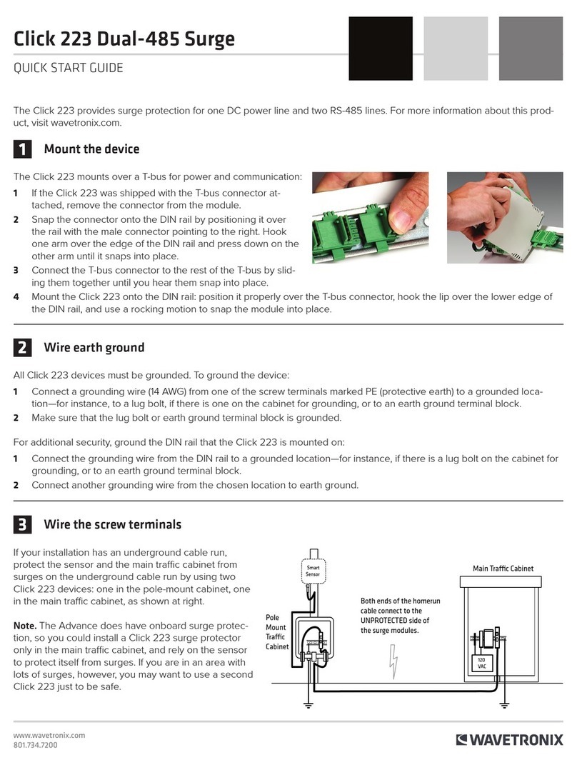 Wavetronix Click 223 quick start guide