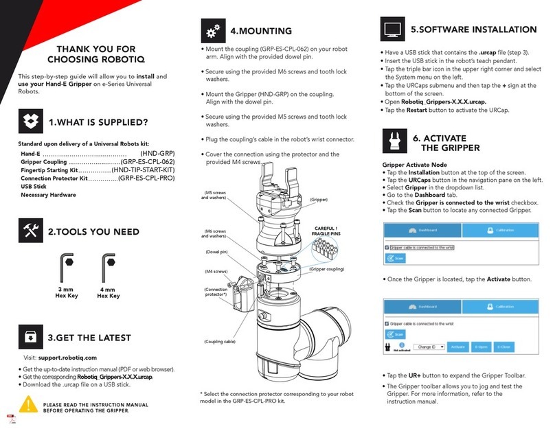 ROBOTIQ HAND-E quick start guide