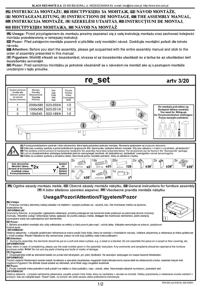 BLACK RED WHITE re set 3/20 Assembly manual