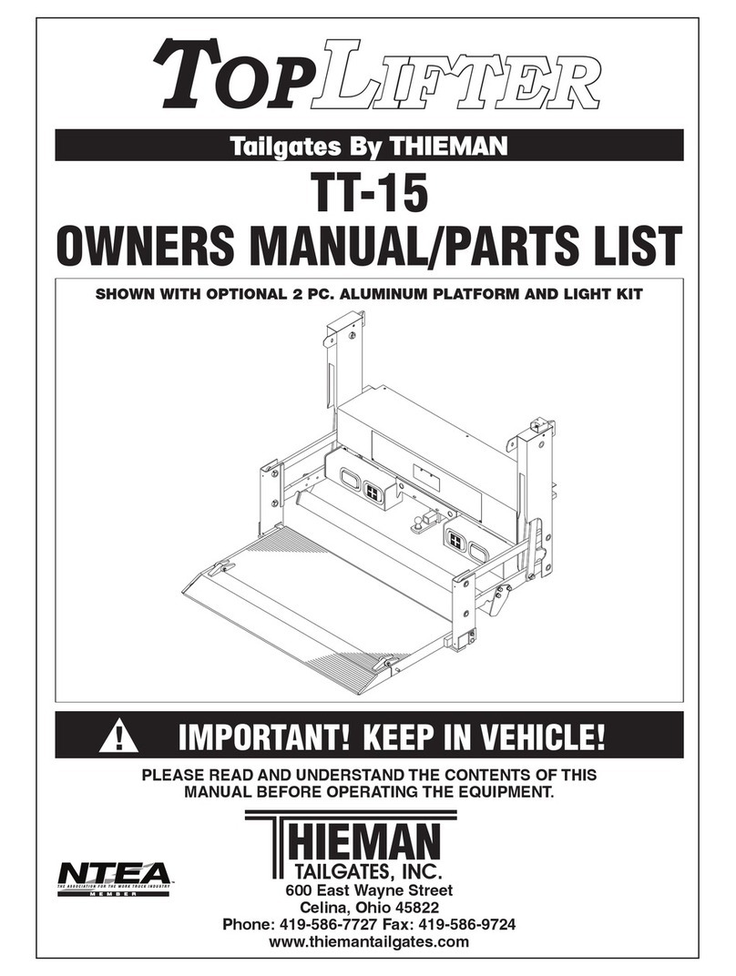 THIEMAN TopLifter TT-15 User manual