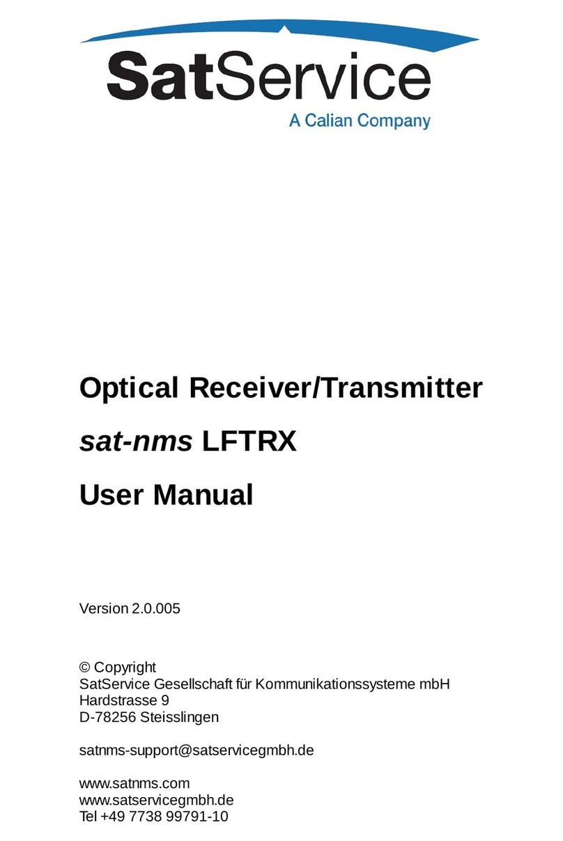 Calian SatService sat-nms LFTRX user manual Calian SatService sat-nms LFTRX user manual