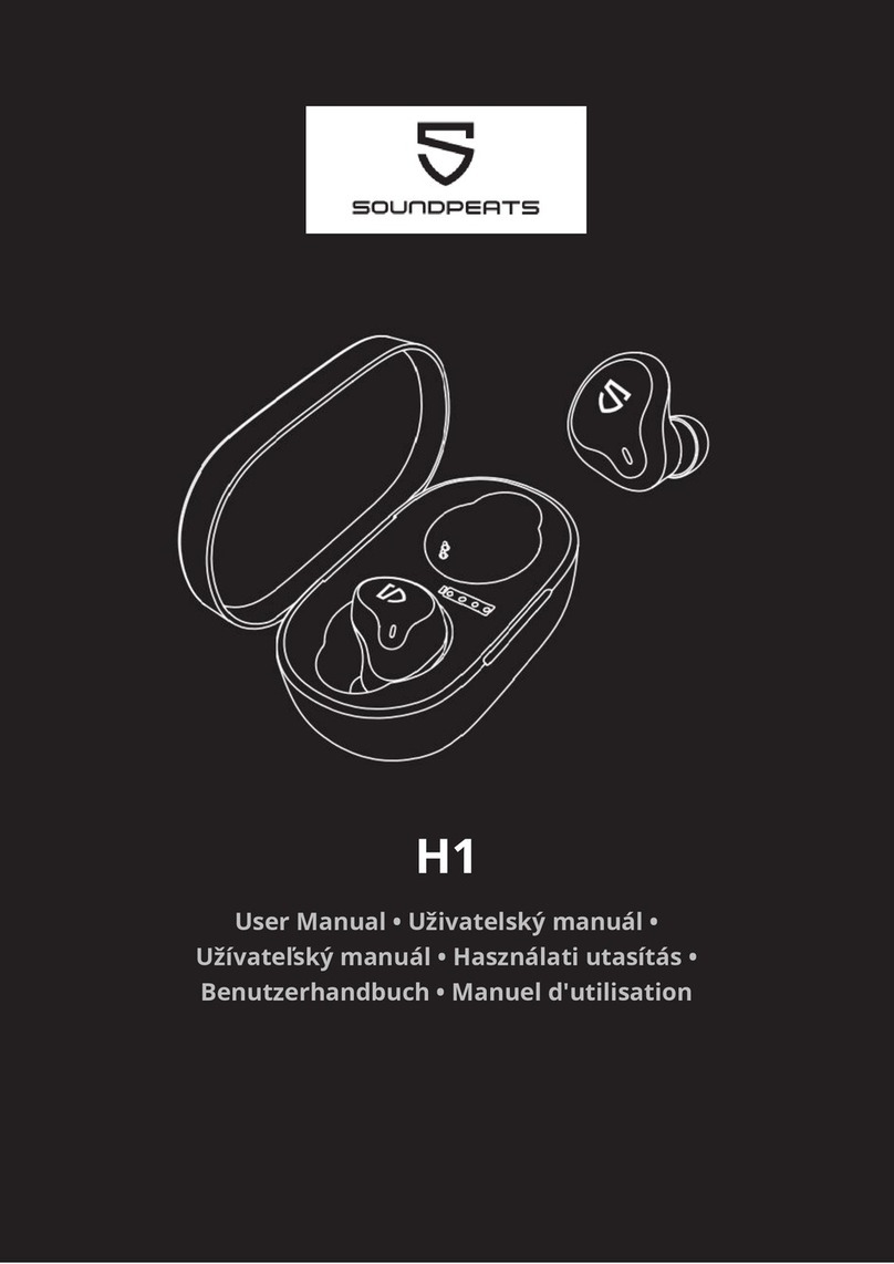 SoundPeats H1 user manual