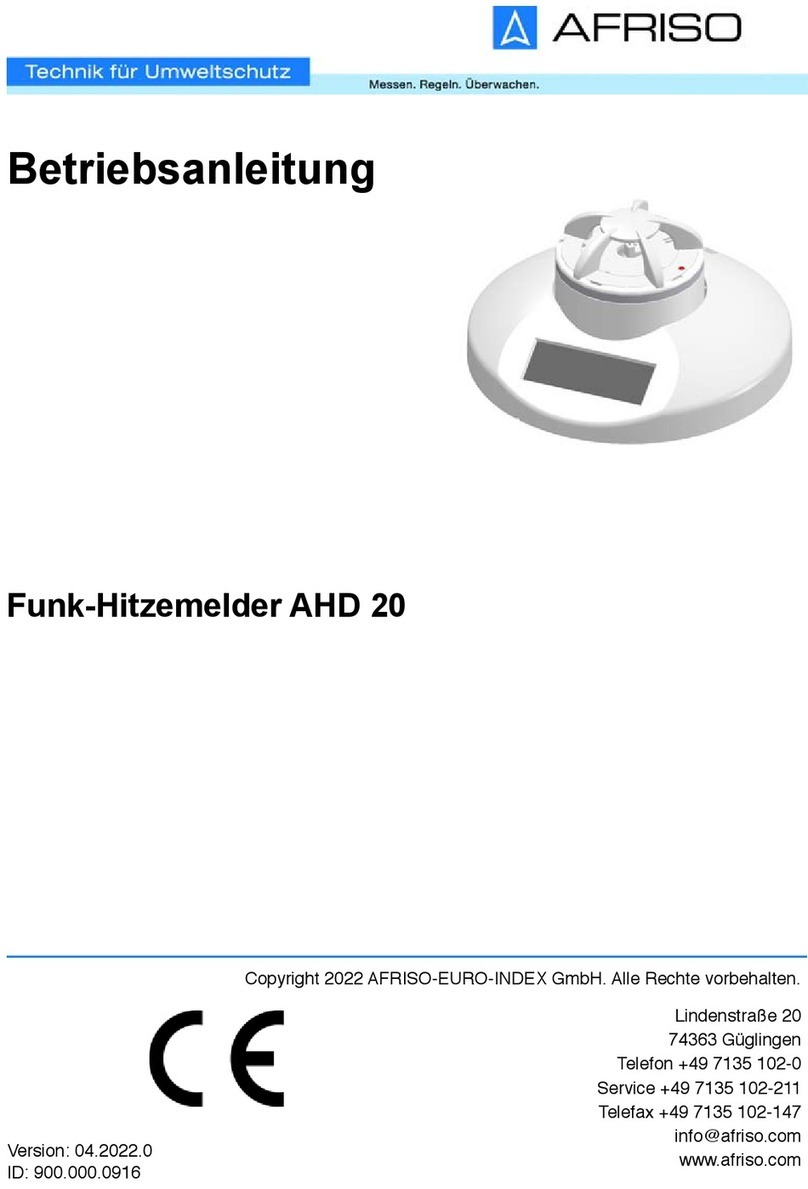 AFRISO AHD 20 User manual