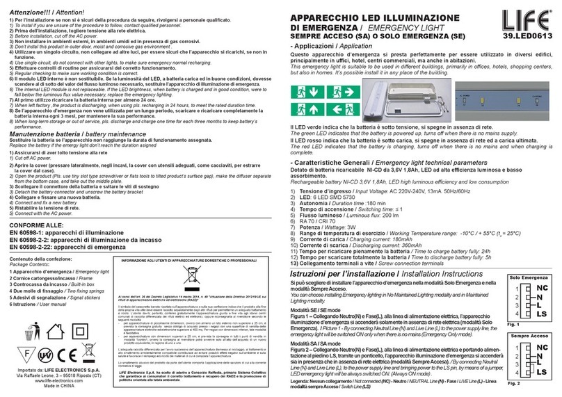 Life 39.LED0613 quick start guide