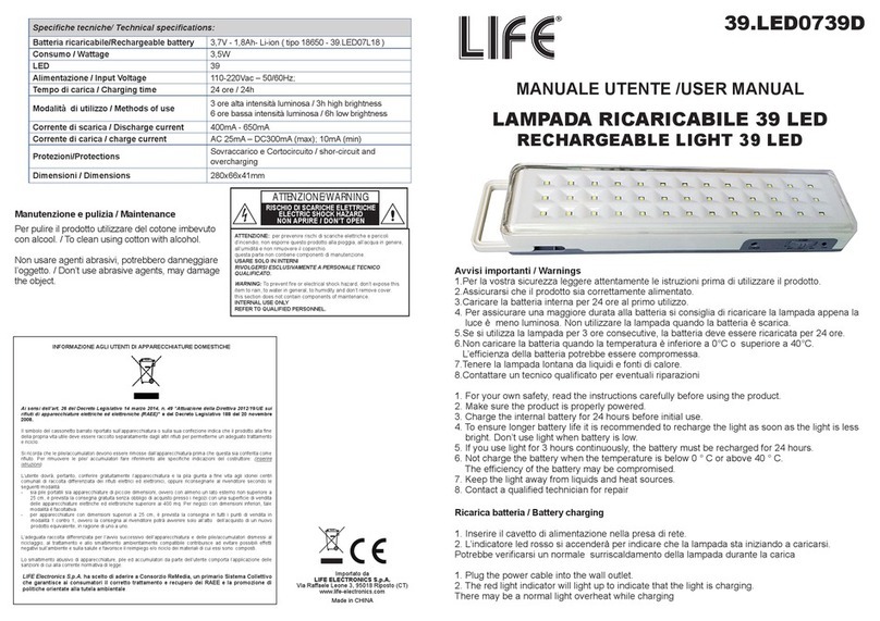 Life 39.LED0739D user manual