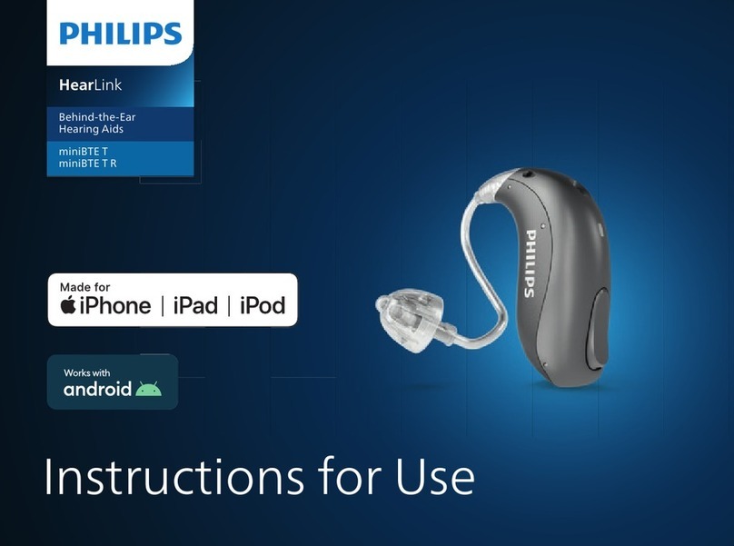 Philips HearLink miniBTE T User manual