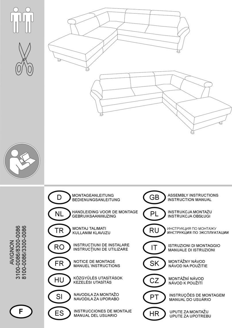 AVIGNON 3100-0086 Assembly instructions