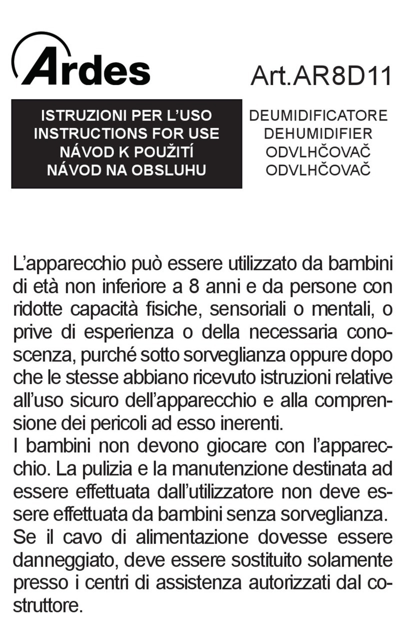 ARDES AR8D11 User manual