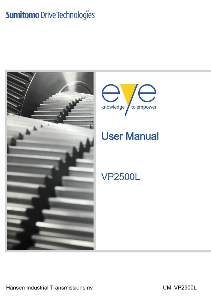 Sumitomo Drive Technologies VP2500L user manual Sumitomo Drive Technologies VP2500L user manual