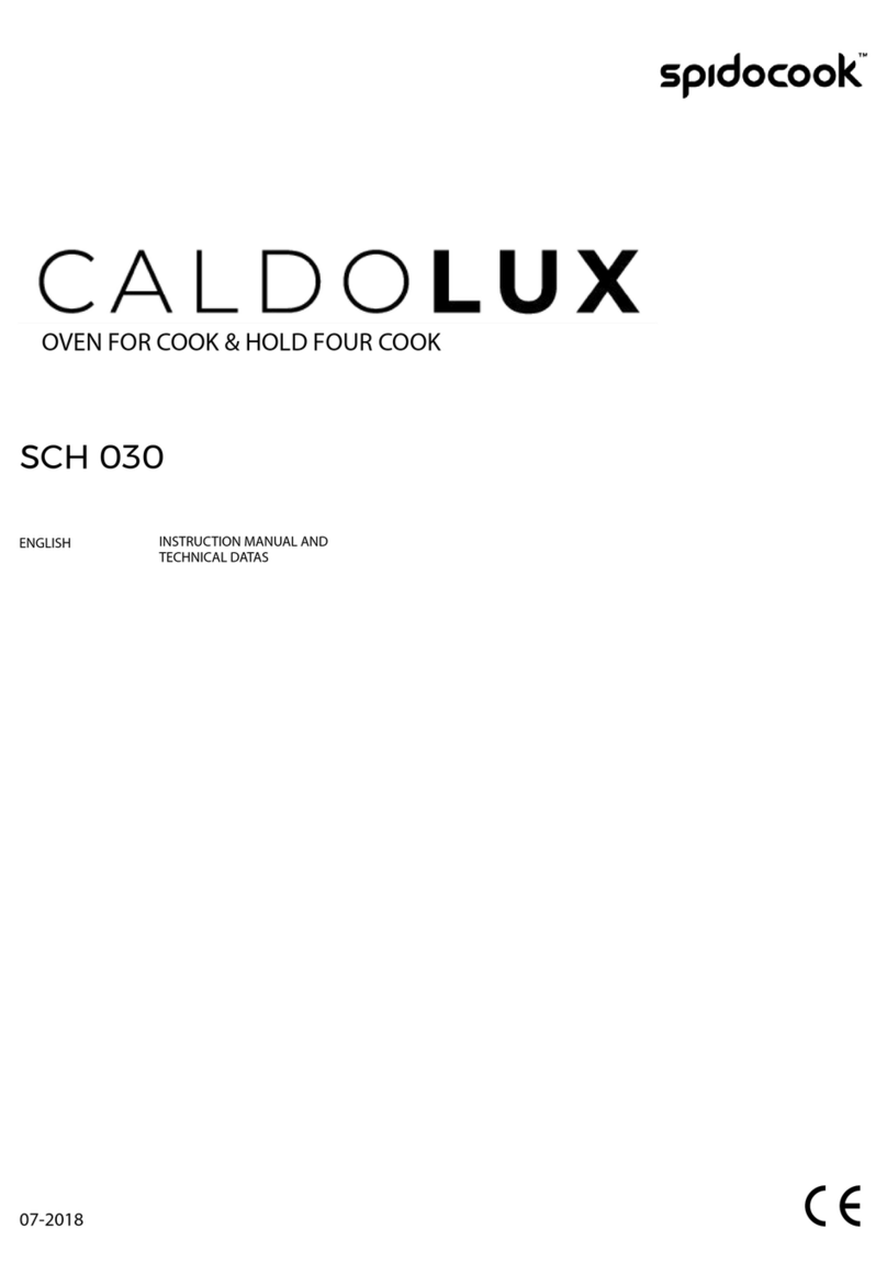 spidocook CALDOLUX SCH 030 Instruction manual