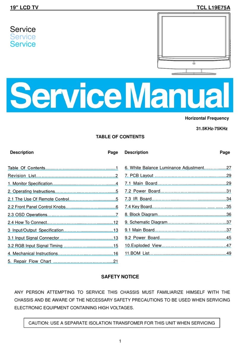 TCL L19E75A User manual