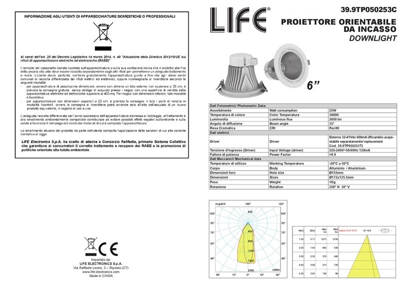 Life 39.9TP050253C quick start guide