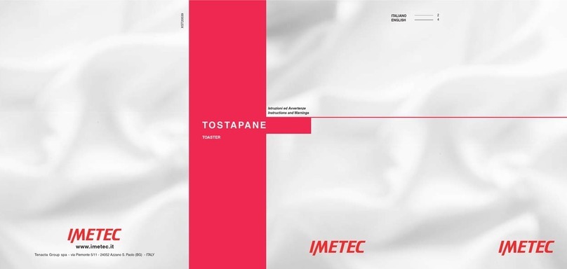Imetec XST20539 Instructions and warnings