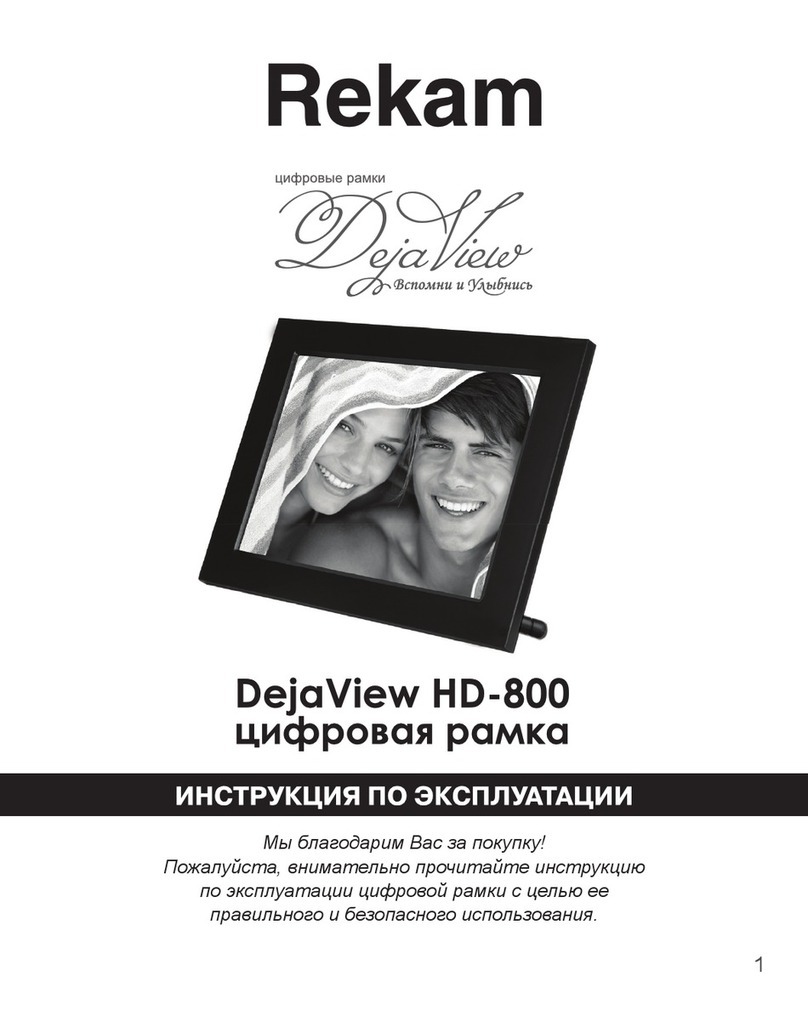 Rekam DejaView HD-800 user manual