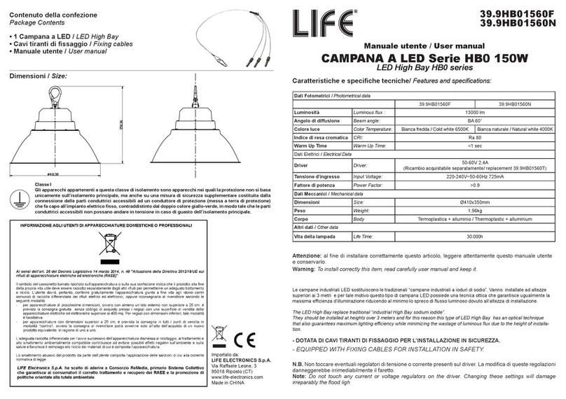 Life HB0 Series user manual