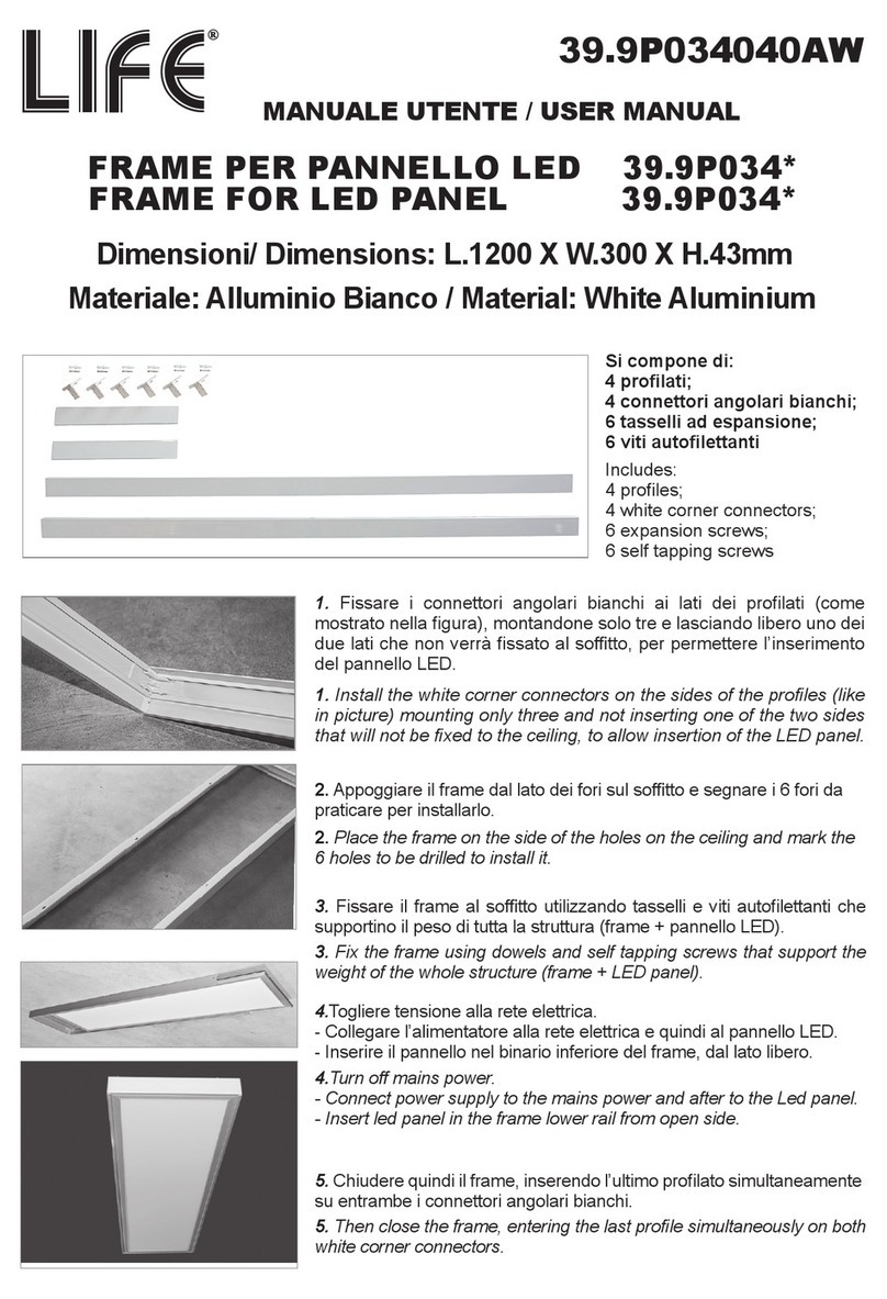 Life 39.9P034 Series user manual