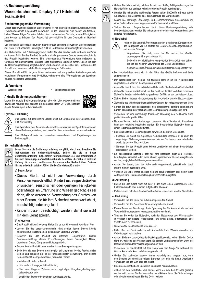 Conrad 2368866 operating instructions