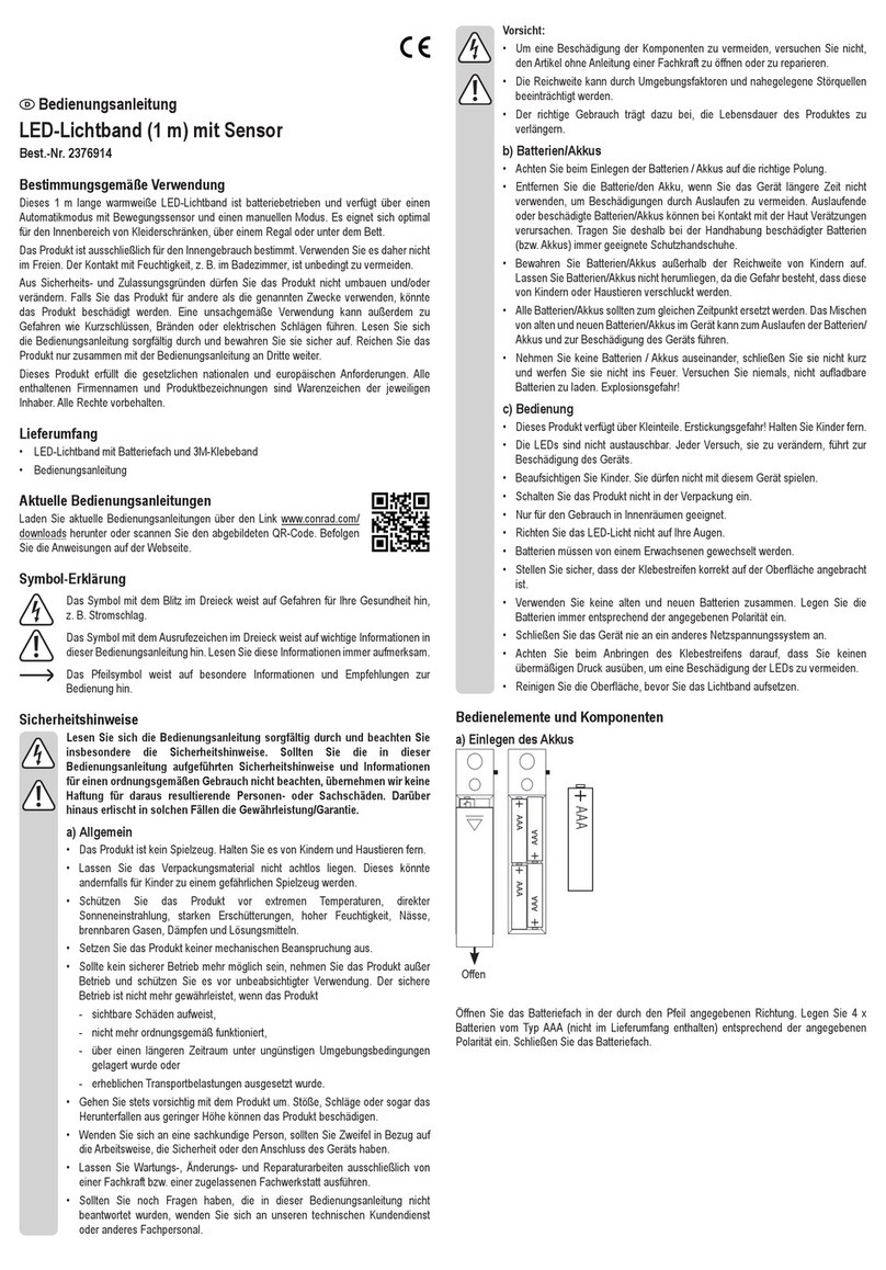Conrad 2376914 User manual