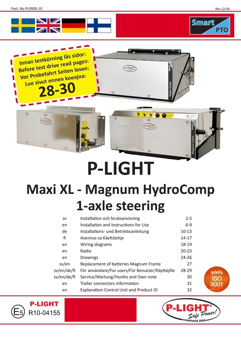 p-light Maxi XL Magnum HydroComp Installation and instructions for use