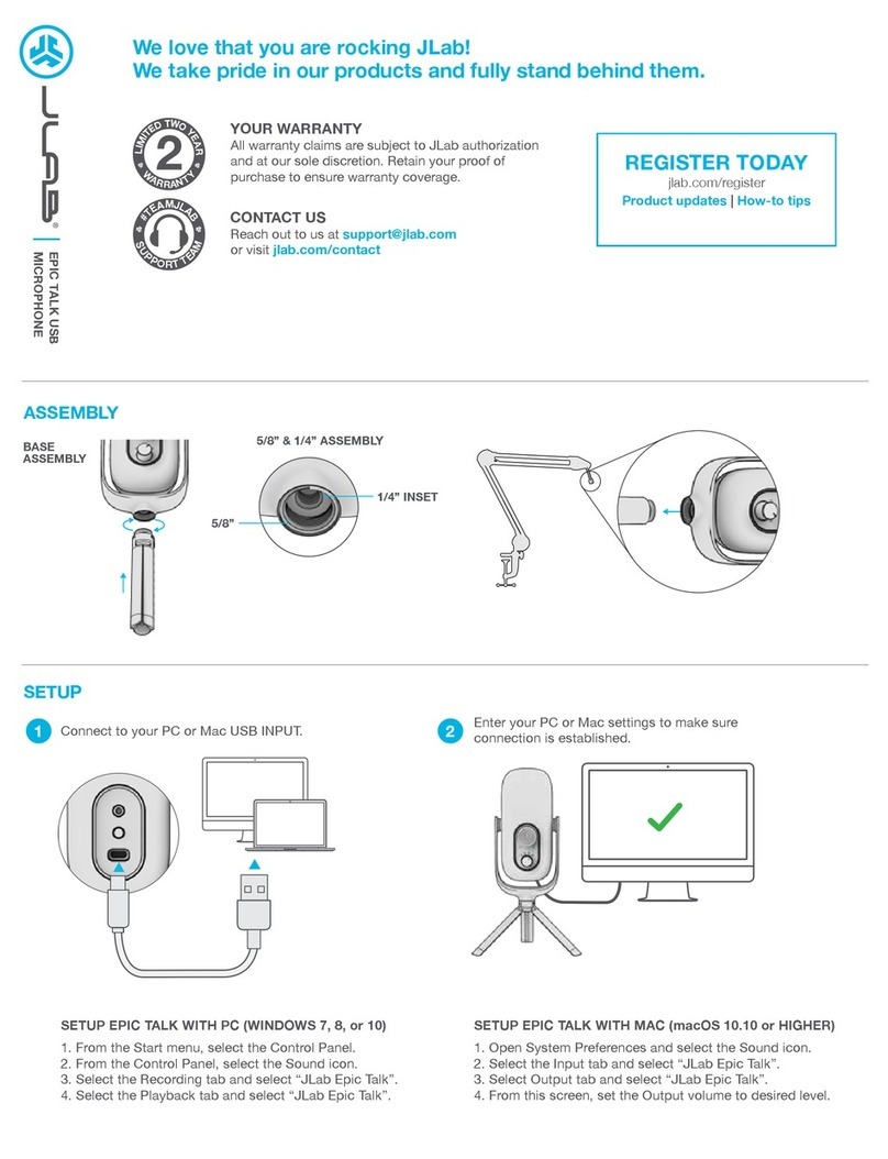 JLab EPIC TALK User manual