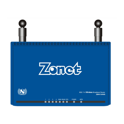 Zonet ZSR4134WS user manual