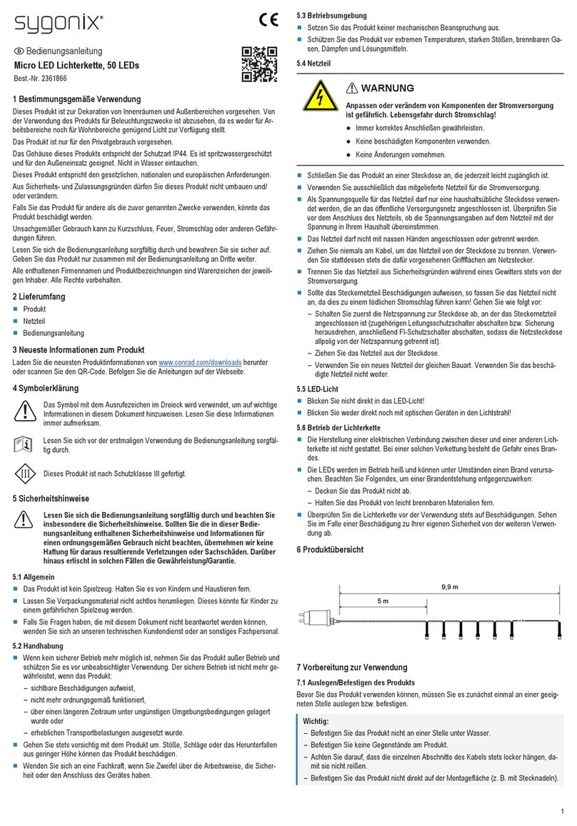 Sygonix SY-4723732 operating instructions