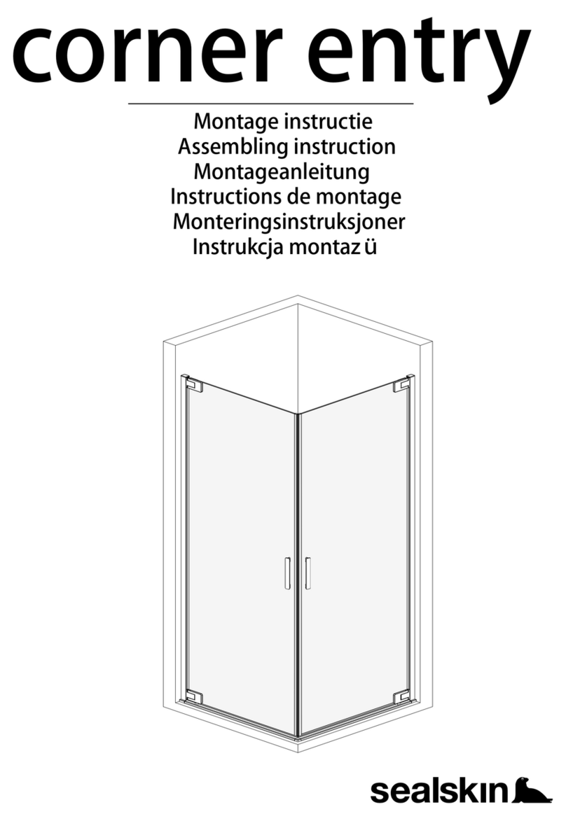 sealskin corner entry User manual