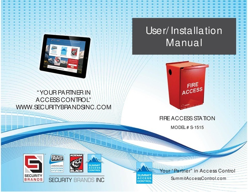 Security Brands S-1515 User & installation manual