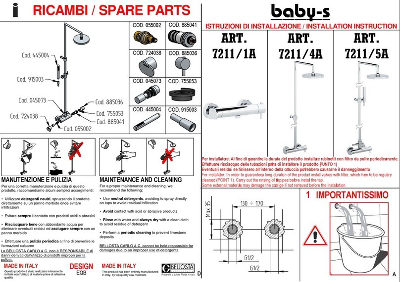 BELLOSTA baby-s 7211/1A User manual BELLOSTA baby-s 7211/1A User manual