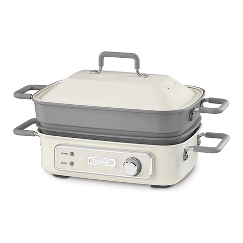 Cuisinart Stack5 GR-M3CBC Series INSTRUCTION AND RECIPE BOOKLET