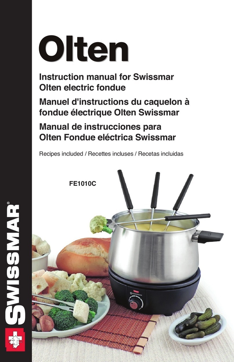 Swissmar Olten FE1010C instruction manual Swissmar Olten FE1010C instruction manual