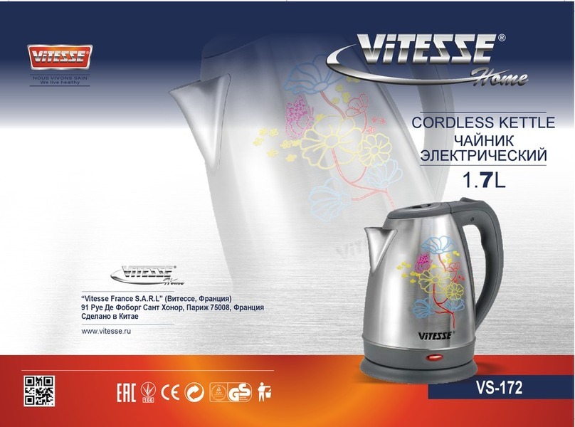 Vitesse Home VS-172 quick start guide