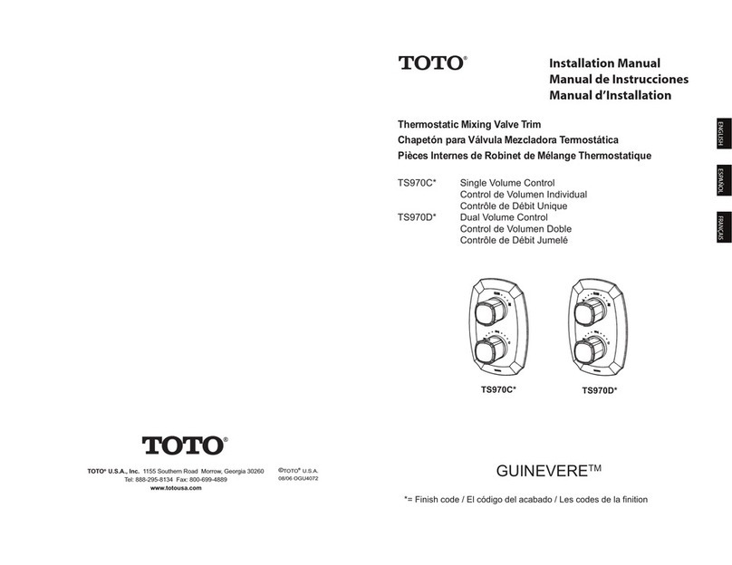 Toto GUINEVERE TS970C Series User manual