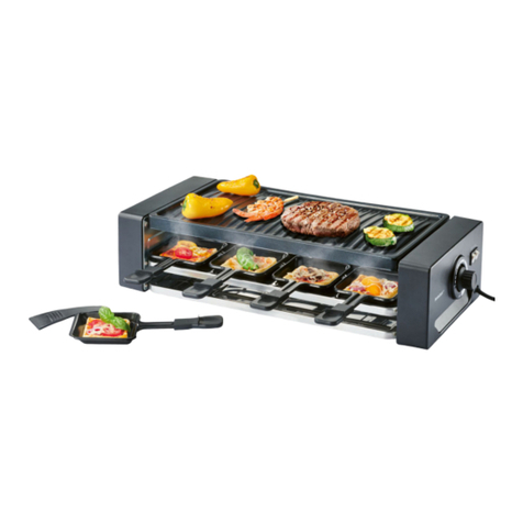 Silvercrest PIZZA RACLETTE User manual