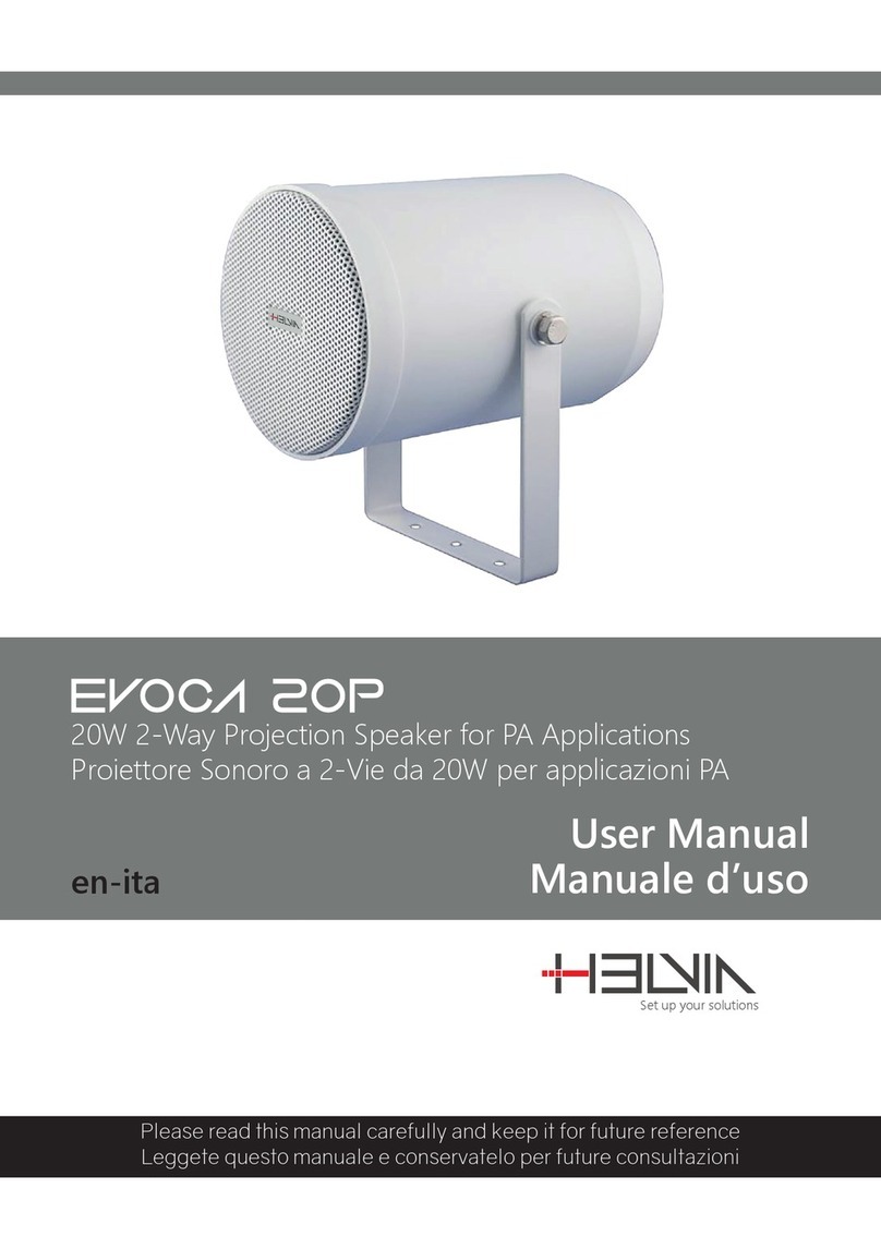 HELVIA EVOCA 20P User manual