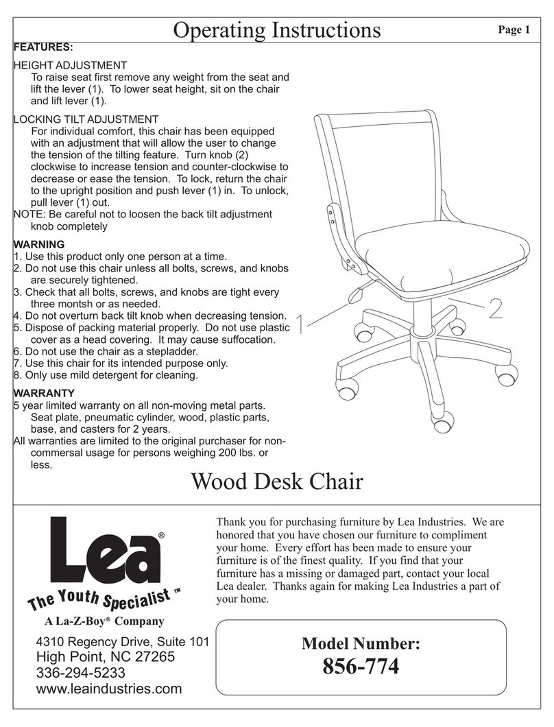 LAZBOY Lea 856-774 User manual LAZBOY Lea 856-774 User manual