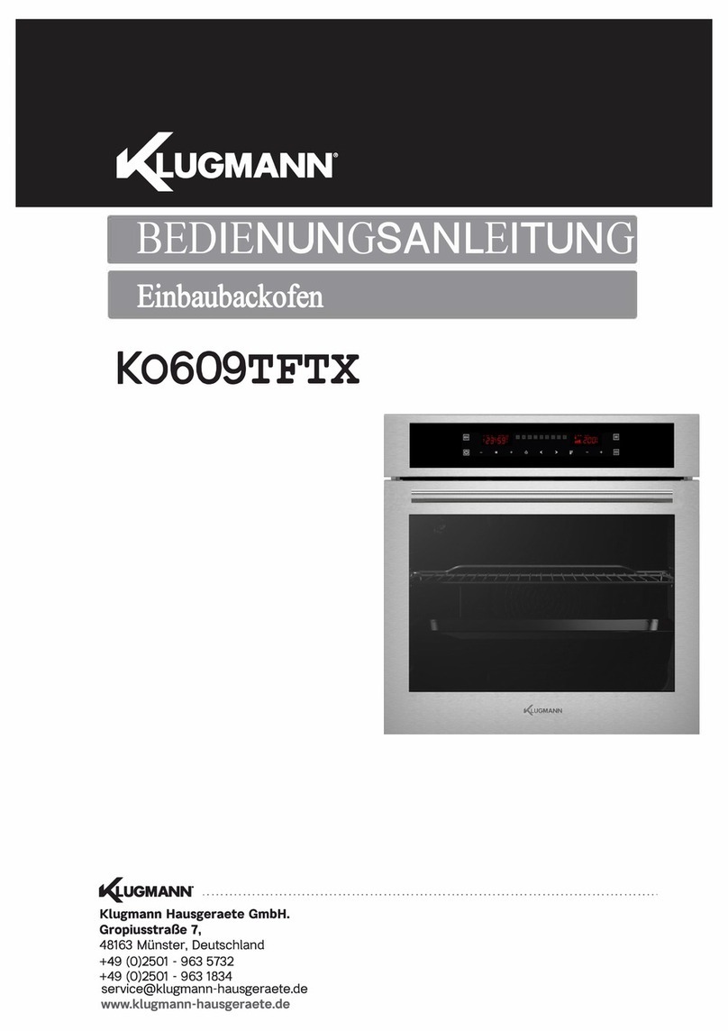 Klugmann KO609TFTX User manual Klugmann KO609TFTX User manual