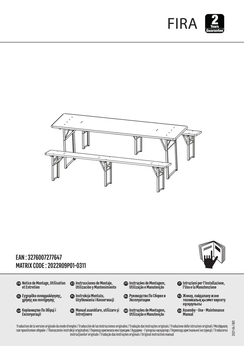 Leroy Merlin FIRA 3276007277647 Assemby - Use - Maintenance Manual