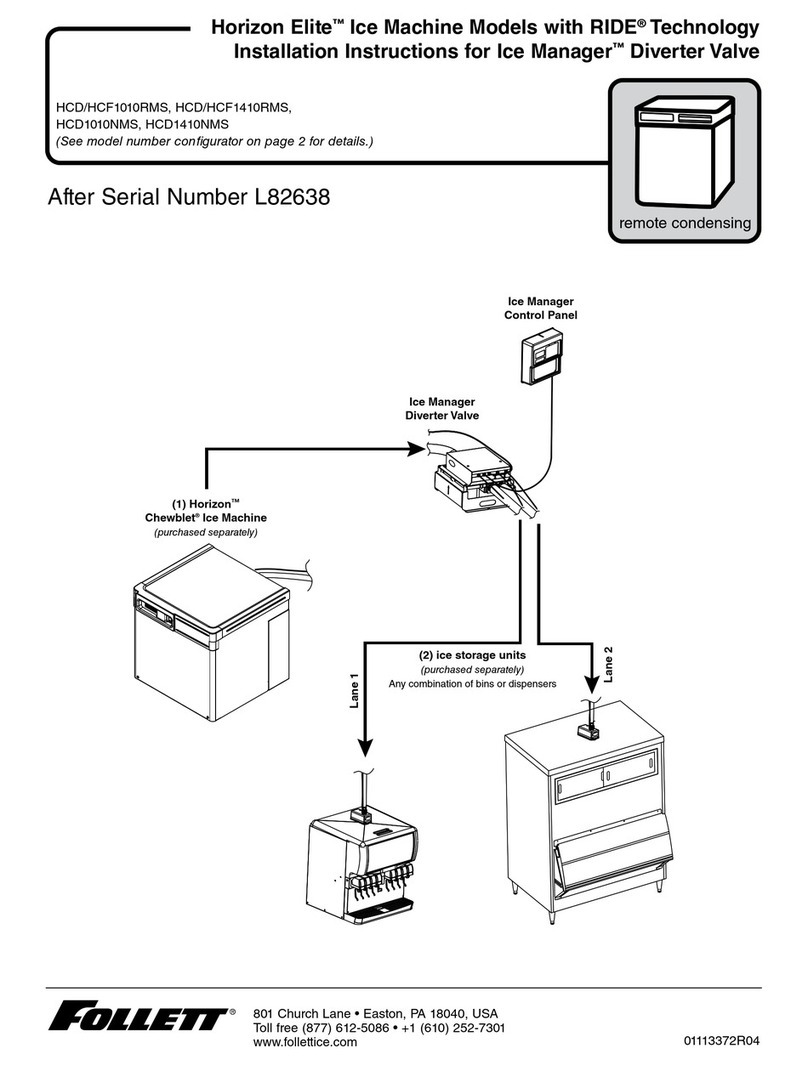Follett Horizon Elite Chewblet HCD1010RMS User manual
