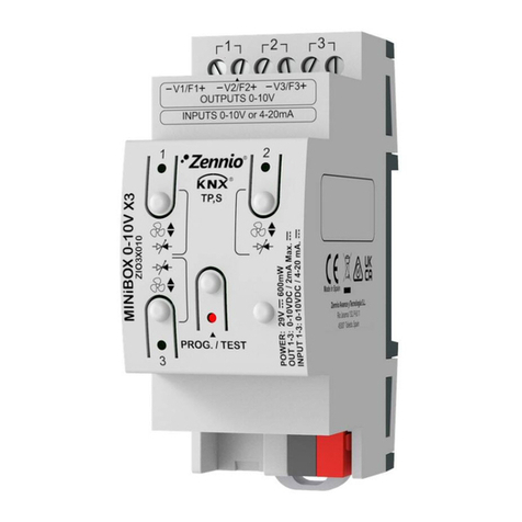 Zennio MINiBOX 0-10V X3 user manual