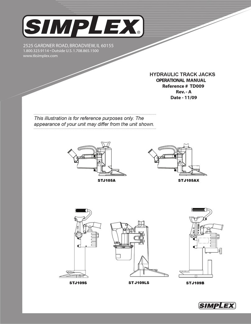 Simplex STJ105A Quick start guide