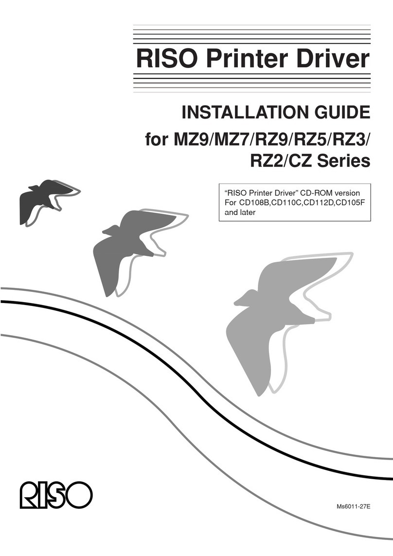 Riso MZ9 Series installation guide