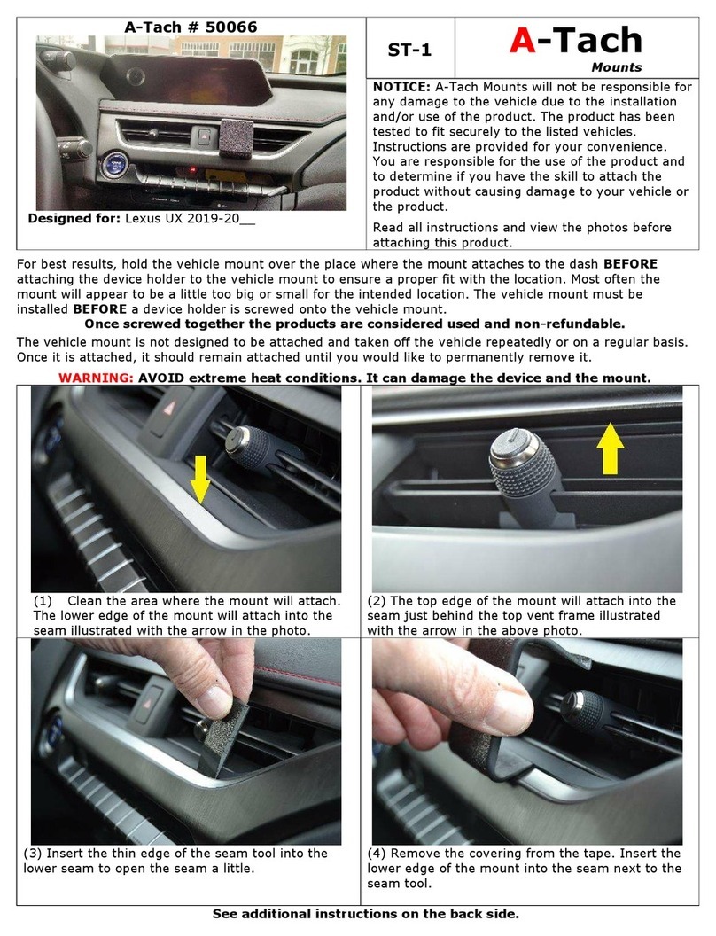 A-Tach Mounts ST-1 User manual