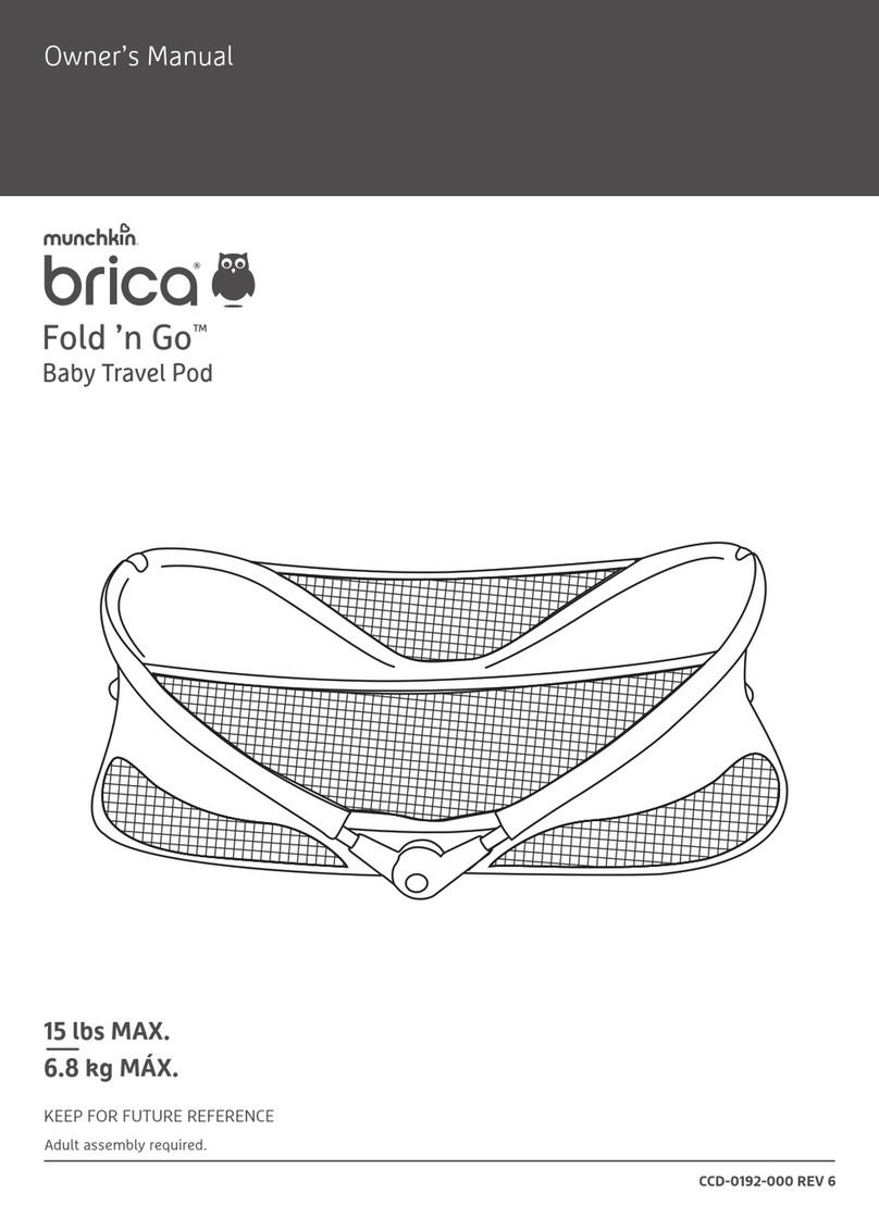 Munchkin brica Fold n Go owner's manual