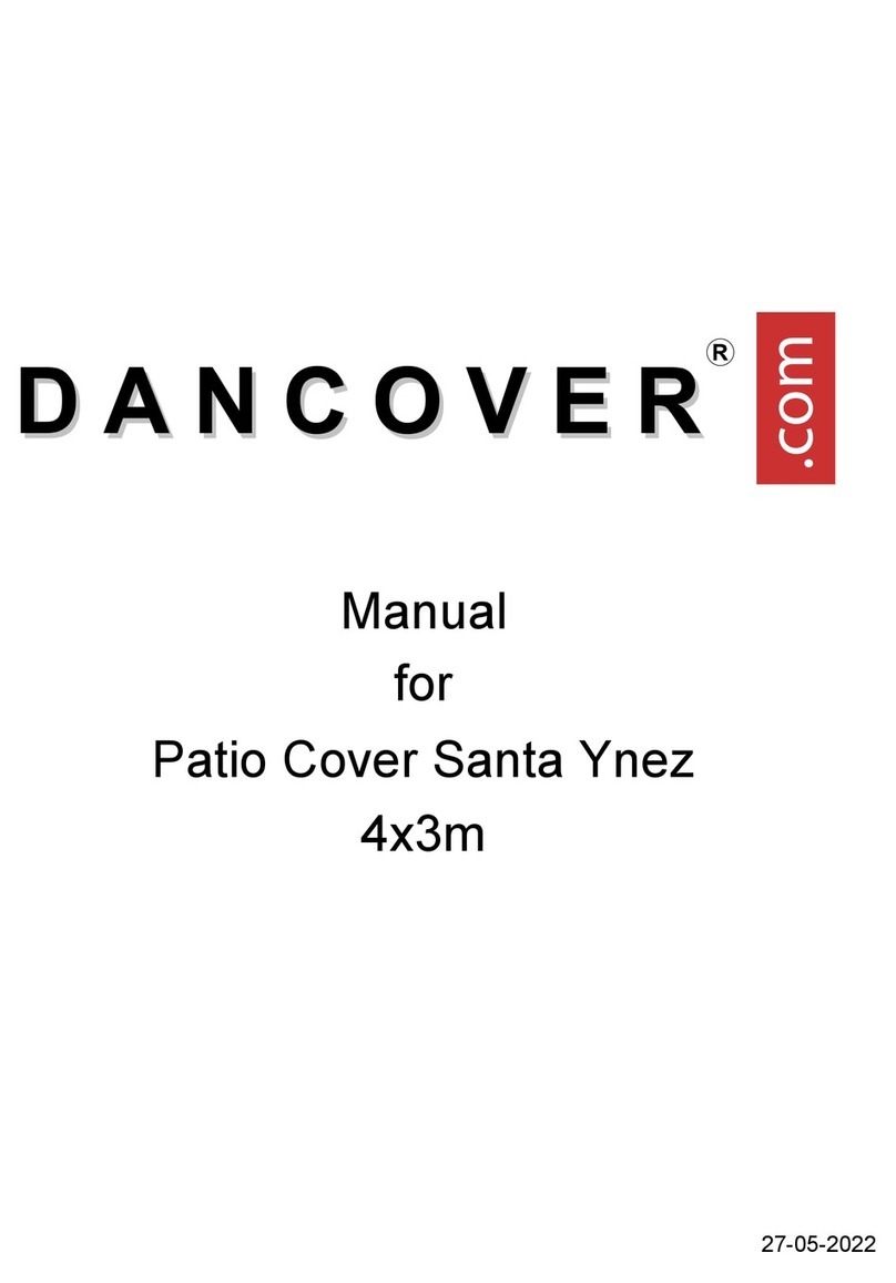 Dancover Santa Ynez User manual Dancover Santa Ynez User manual
