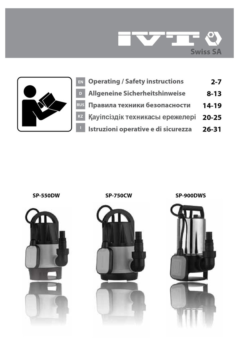 IVT SP-550DW Assembly instructions